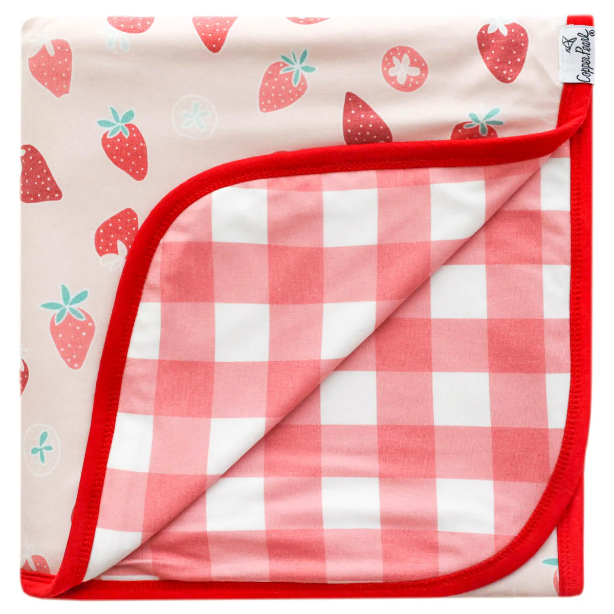 Strawberry 3-Layer Stretchy Quilt