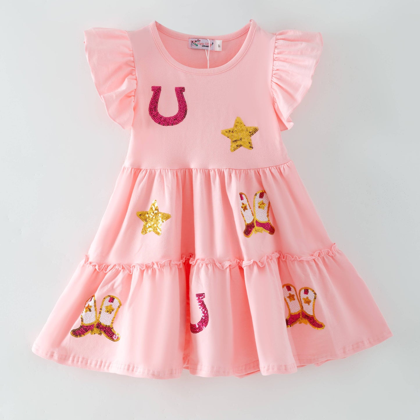 Wild West Sequin Girls Dress