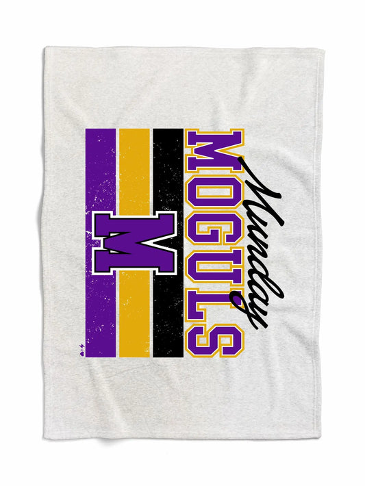 Team Vintage Stripes Sweatshirt Blanket