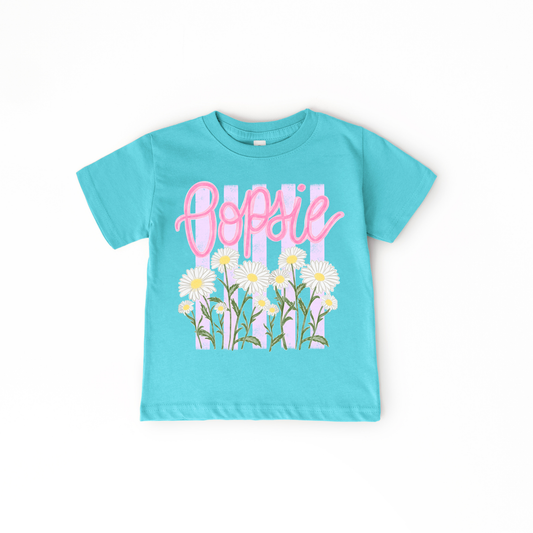 Oopsie Daisy Summer Stripe Neon Kid's Shirt Graphic Tee