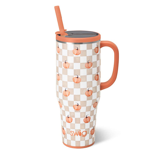 Pumpkin Check Mega Mug (40oz)