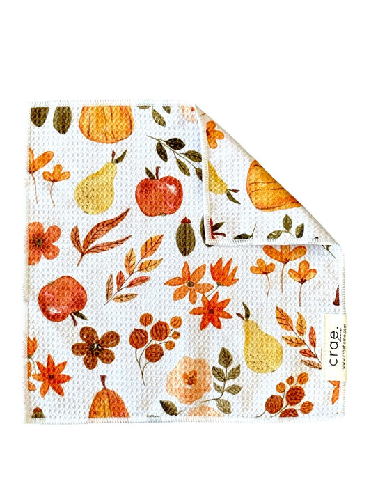 Pumpkin Spice: Double-Sided Washcloth