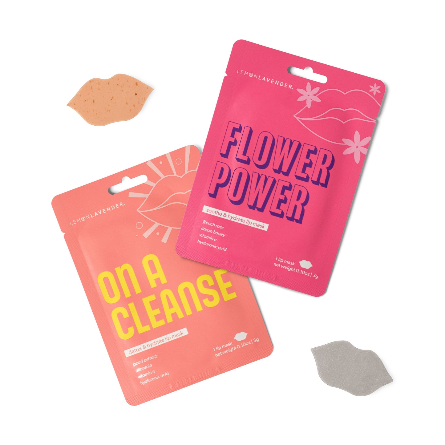 Lemon Lavender Pucker Up Hydrogel Lip MasK
