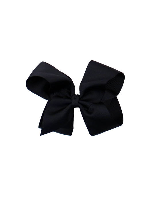 Girls Black Big Bow Hair Clip