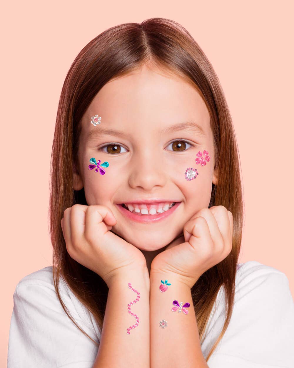 Dreamy Face Gem Set - 38 adhesive face gems, girly gift, kids activity