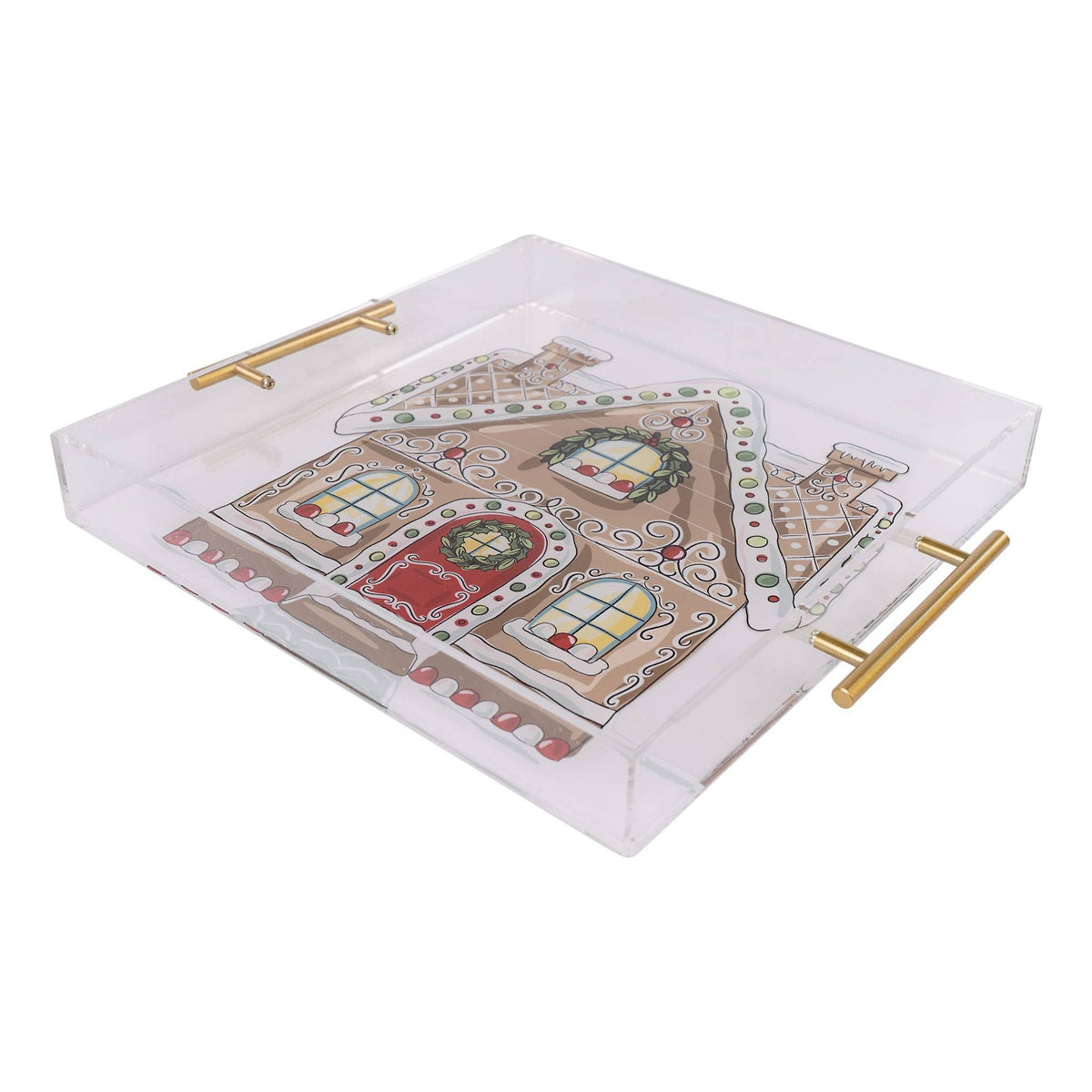 Gingerbread House Acrylic Tray