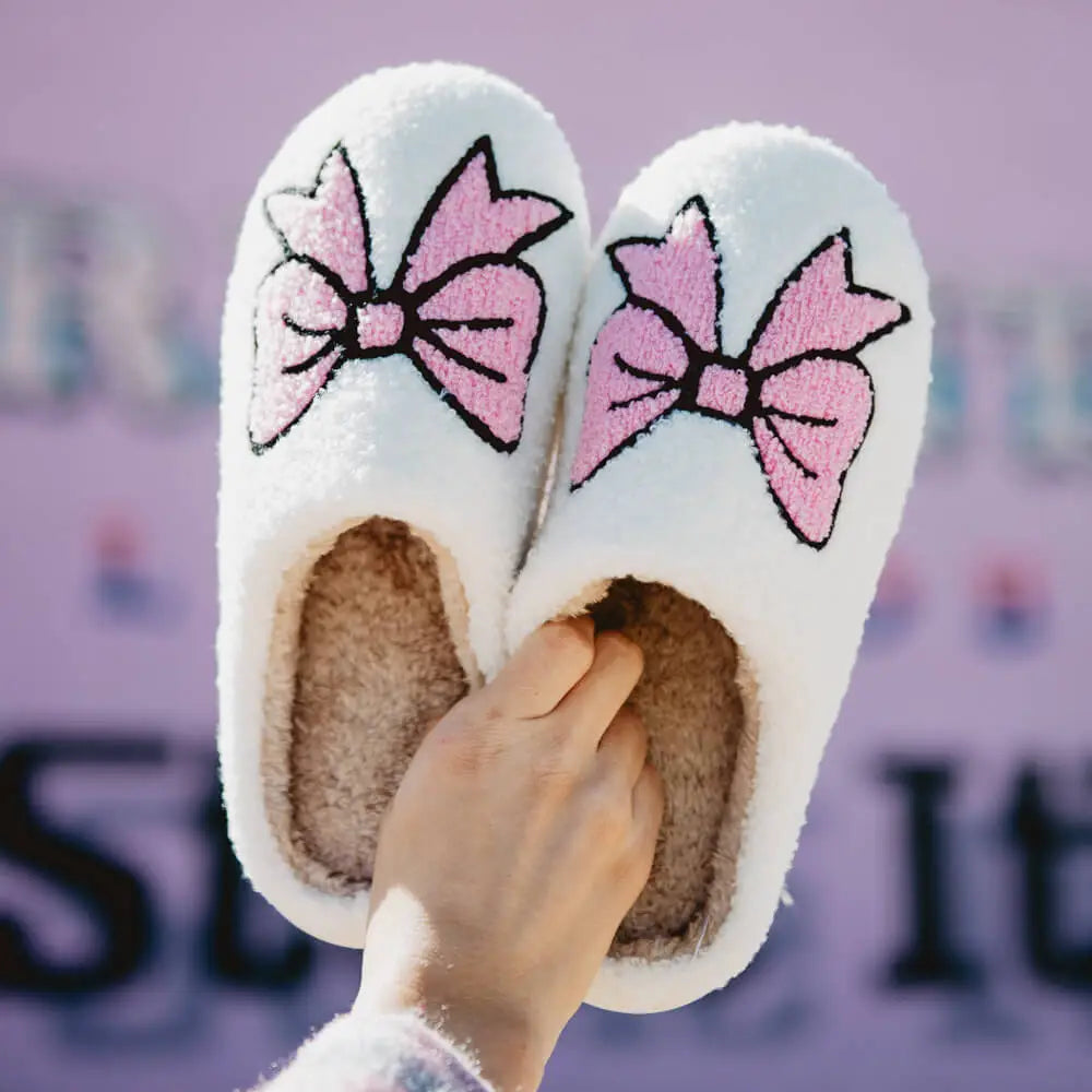 Light Pink Bows Slipper