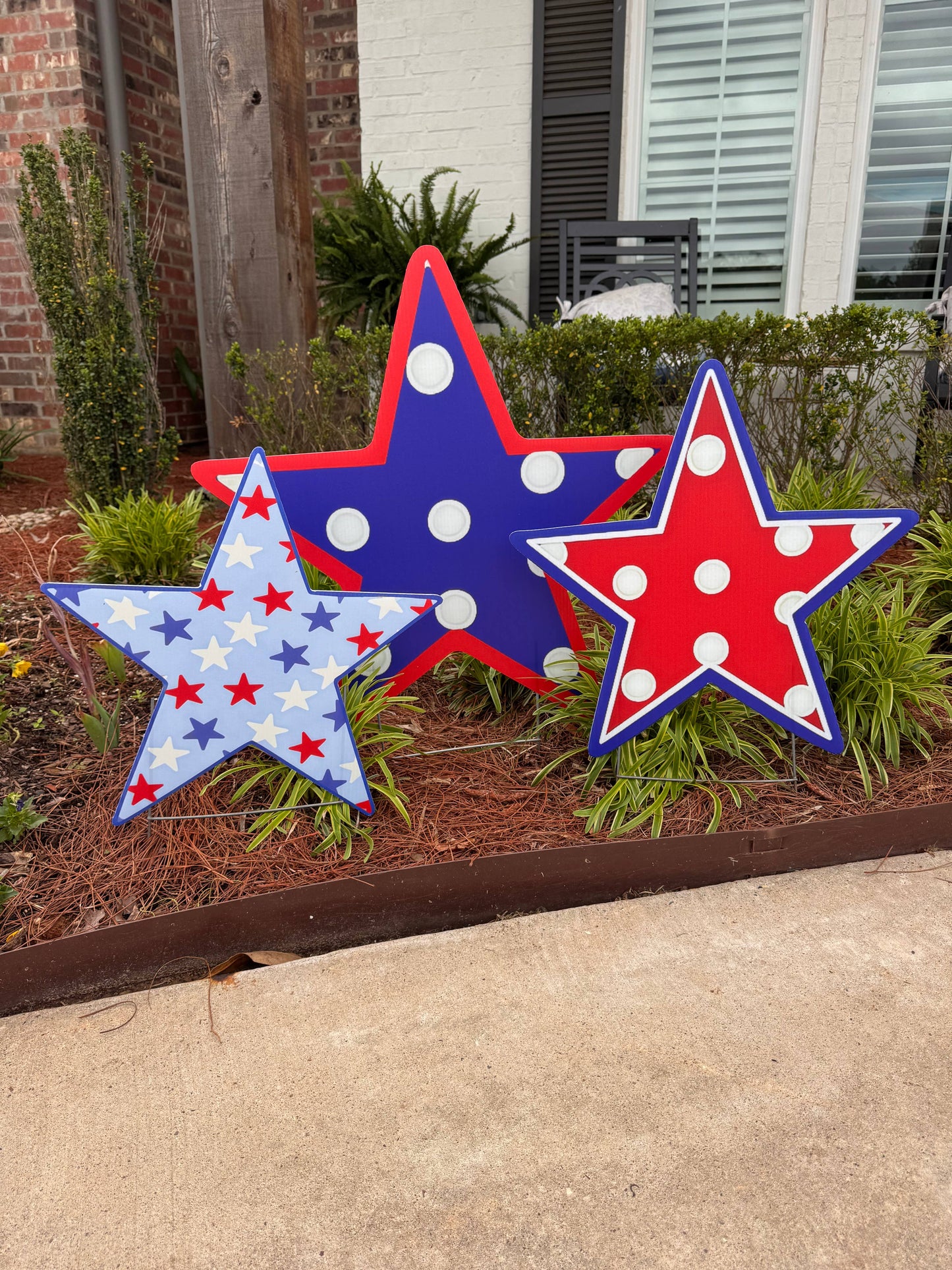 All-American Star Trio-RED star