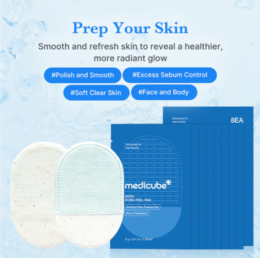 MEDICUBE Zero Pore Peeling Pads (Pack of 8)