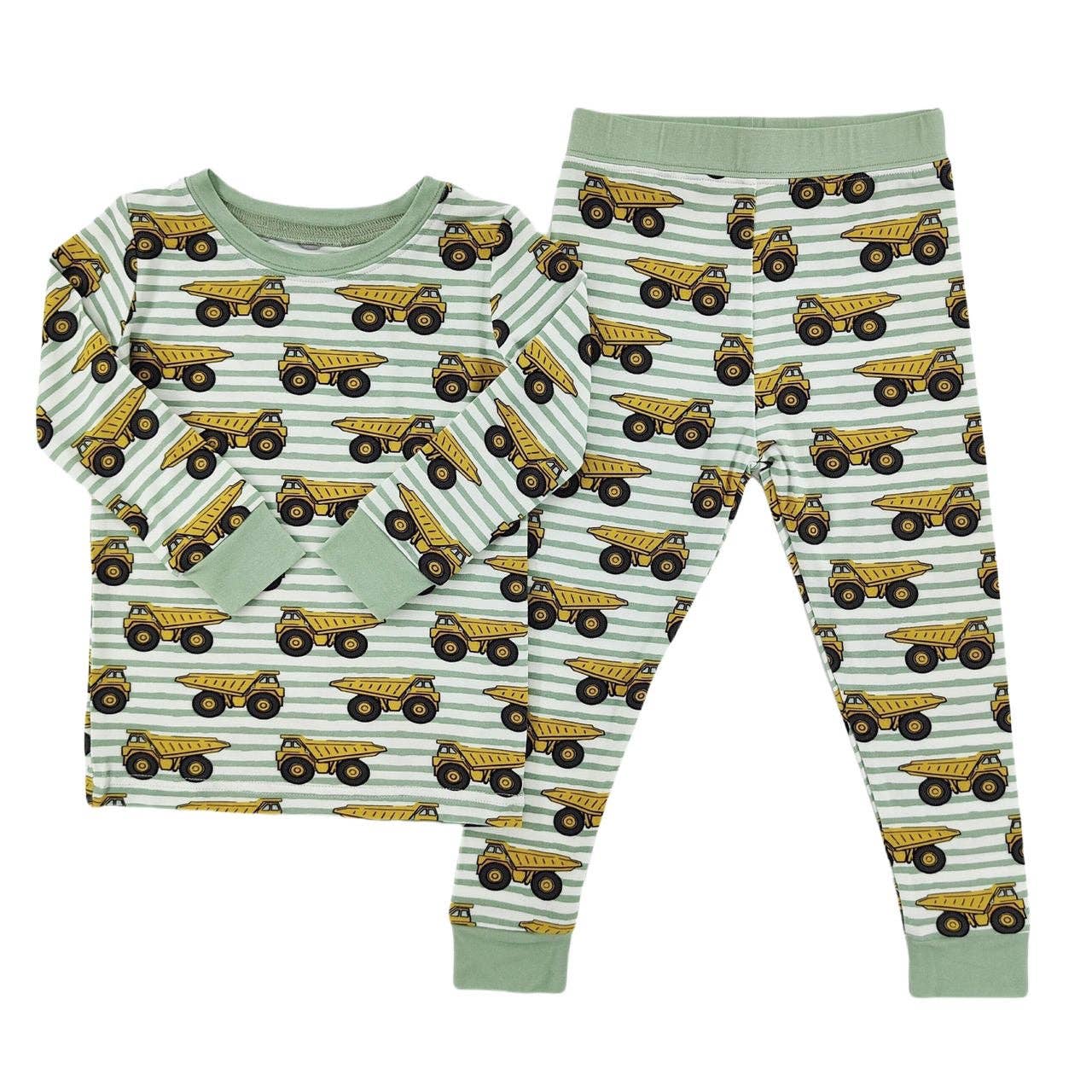 Dump Trucks Bamboo Set