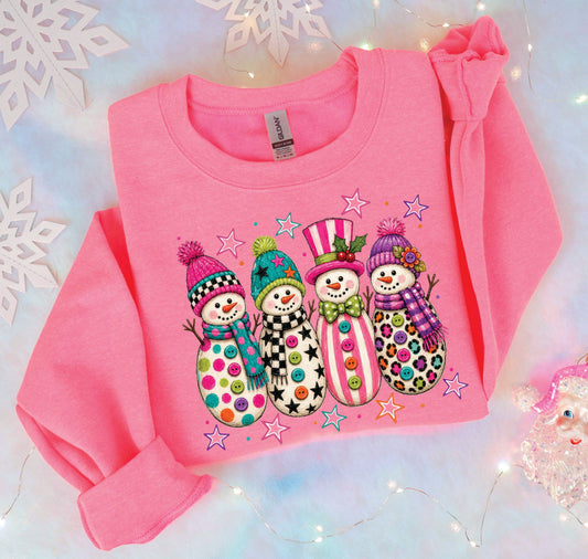 Funky Snowmen Sweatshirt