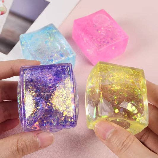 Glitter Cube Squishy