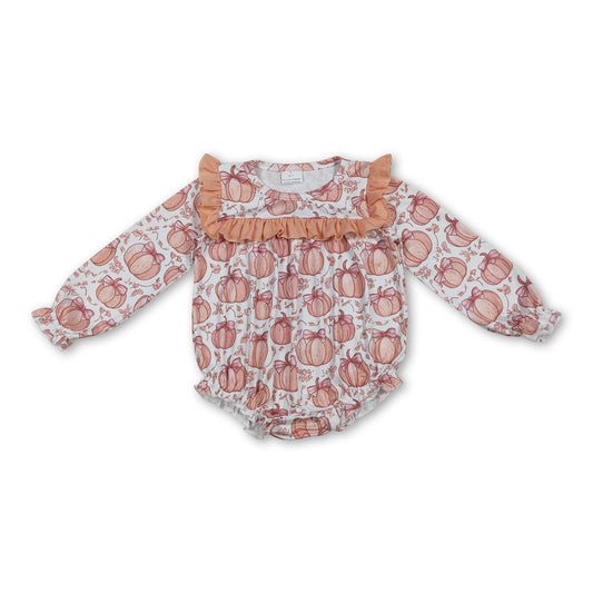 Pumpkin Bow Romper