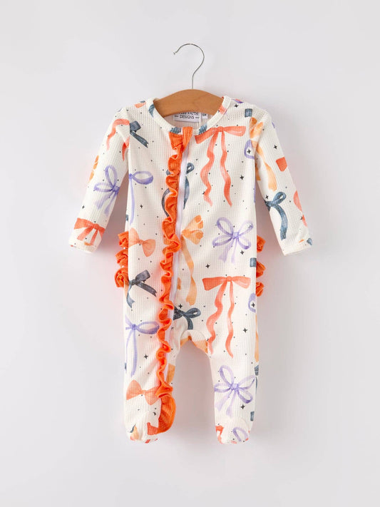 Halloween Pajama Girls Romper