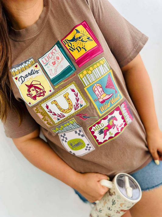 Western Matchbooks  Graphic Design Tee