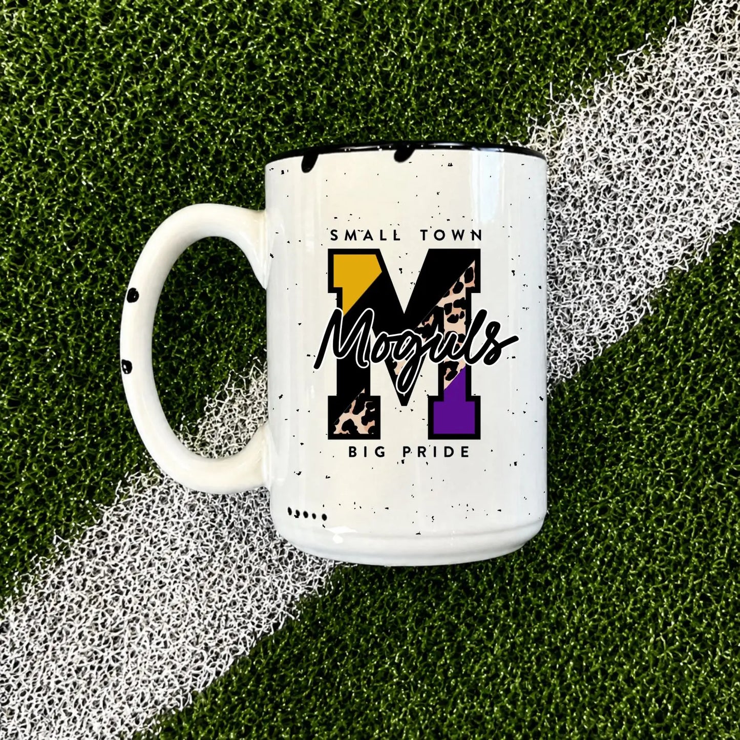 Small Town Big Pride Custom Spirit Distressed Mug