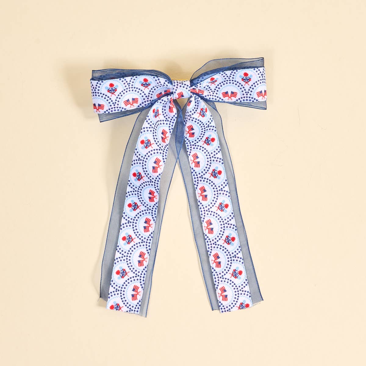 Lovely Layered Hair Bow–All-American Darling