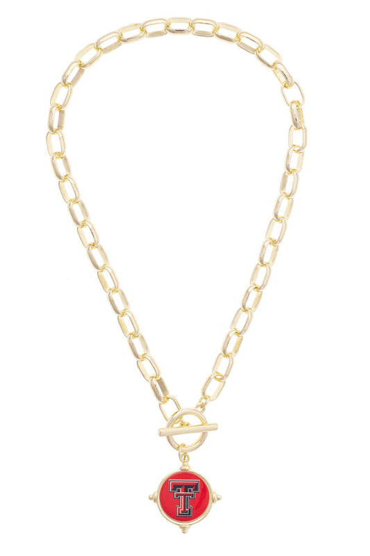 Texas Tech Red Raiders Logo Intaglio Necklace