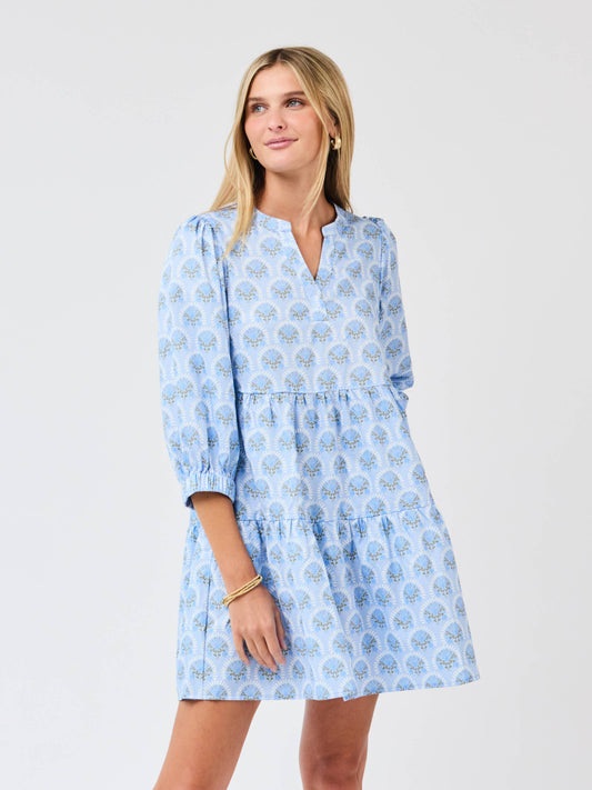 Cooper Dress | Botanica Blooms Blue