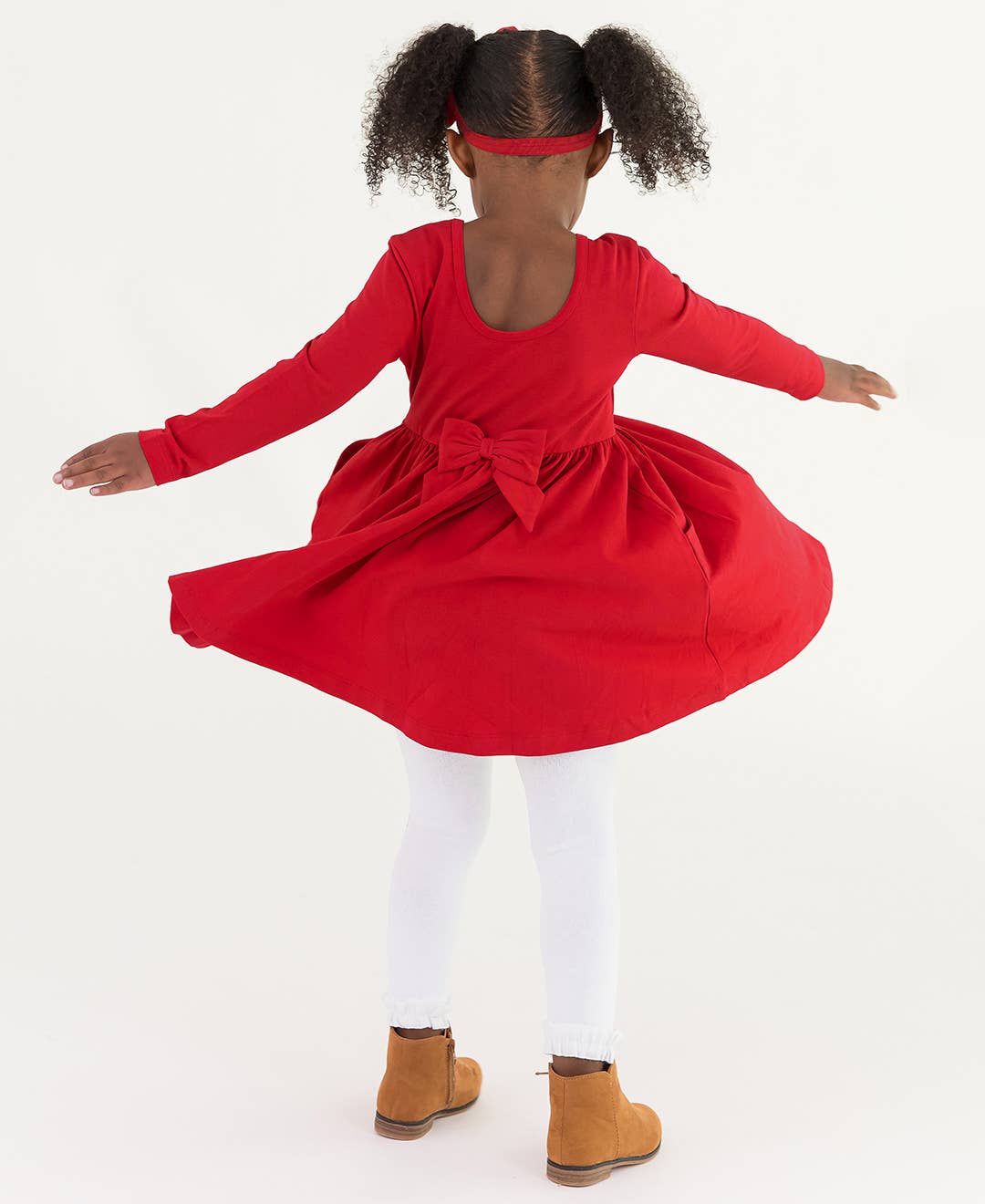 Girls White Footless Ruffle Tights