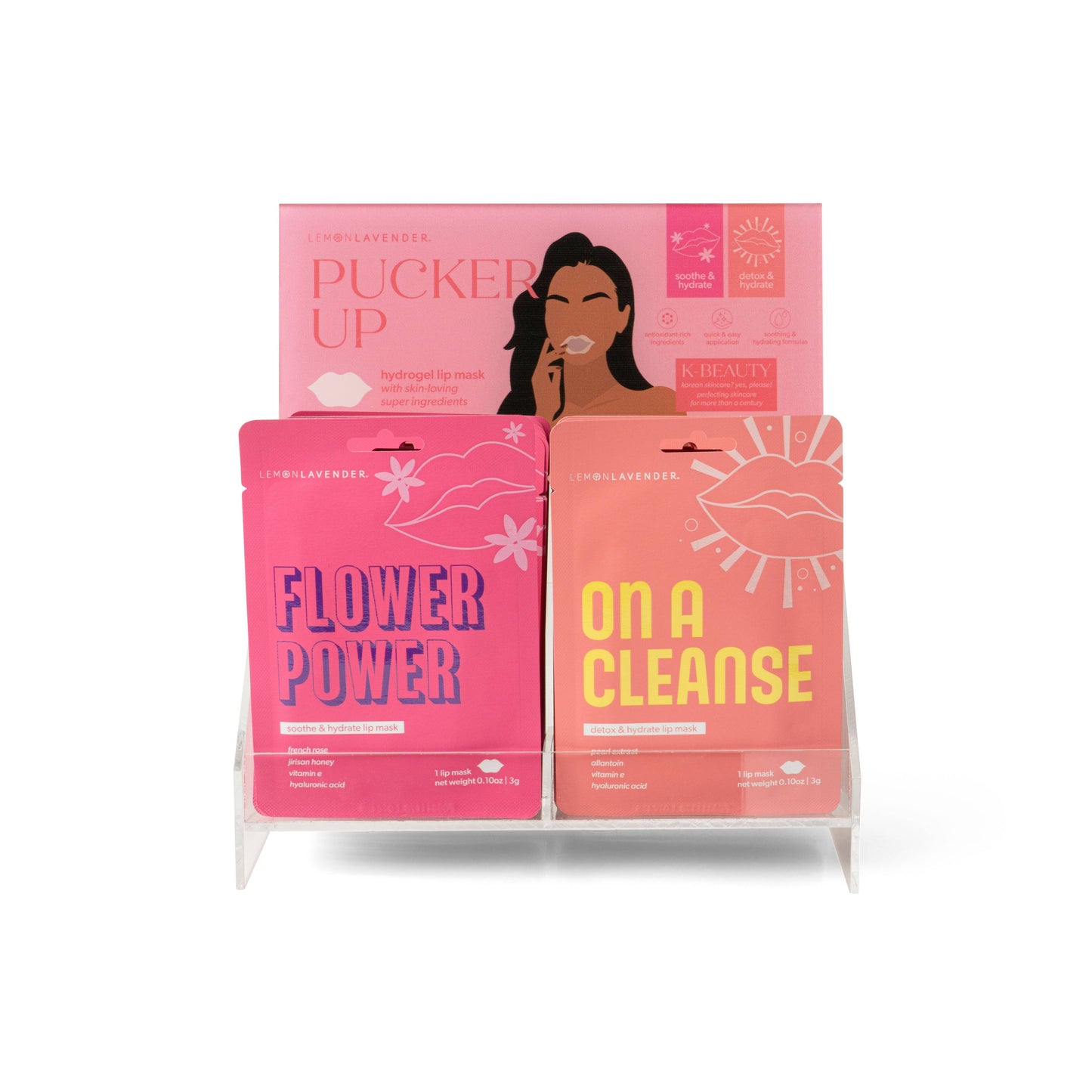Lemon Lavender Pucker Up Hydrogel Lip MasK