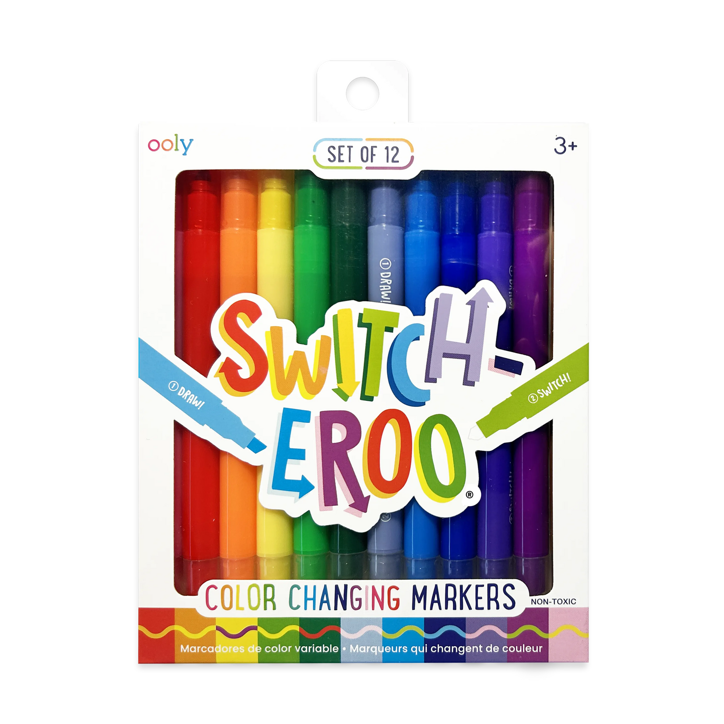 Switch-eroo!: Color-Changing Markers (Set of 12)