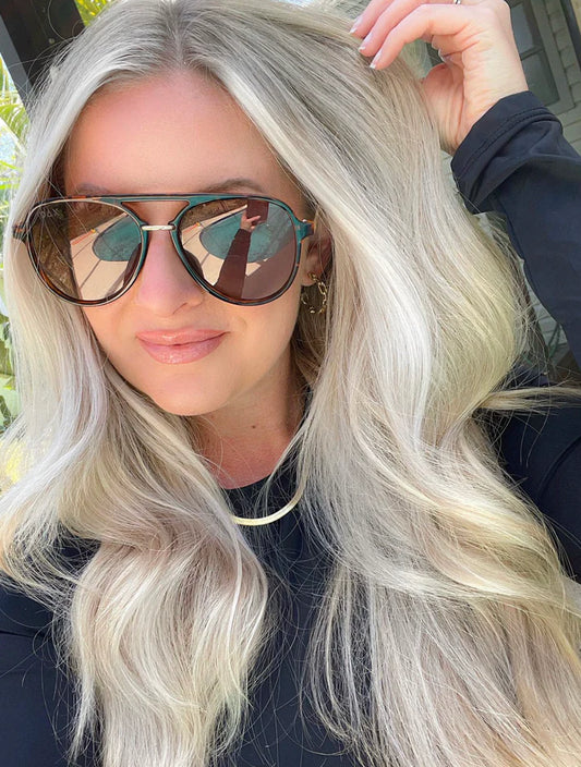 Earhart Cheetah Sunglasses